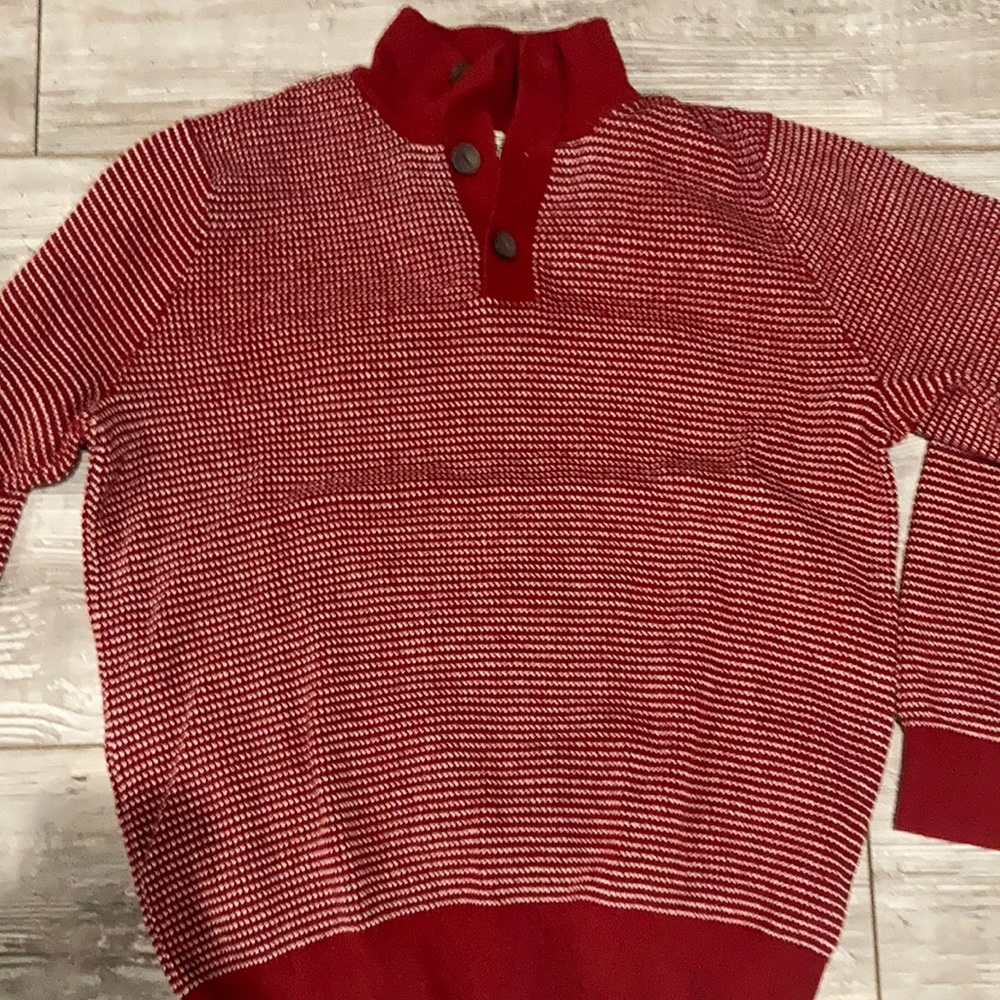 LL Bean Norwegian birds eye cardigan. Medium